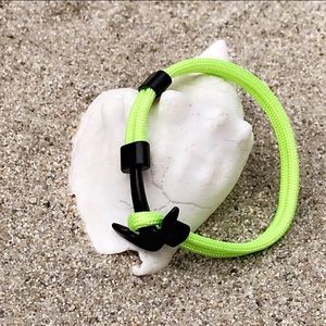 “Anchor” Nylon Bracelet | Lime